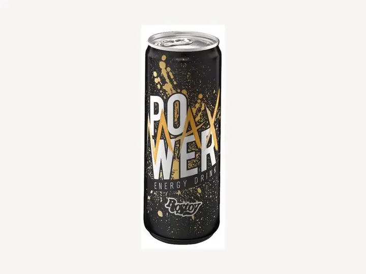 Cans of energy drink