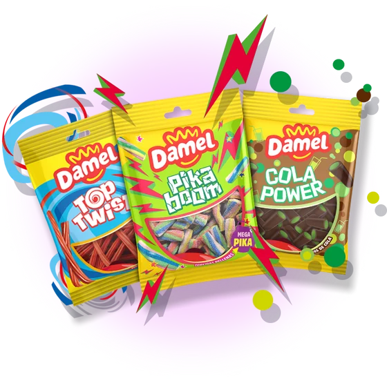 Jelly and gum confectionery range